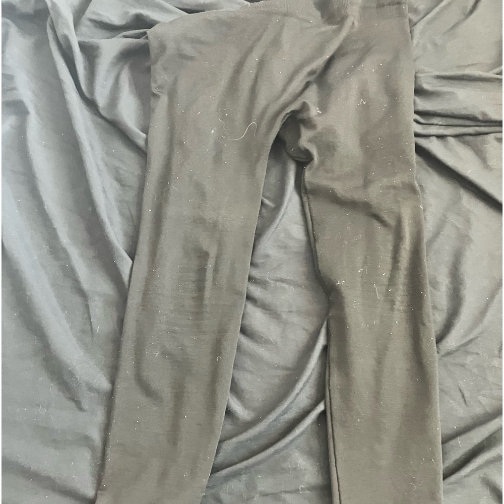 Leggings are black,not grey; run very small